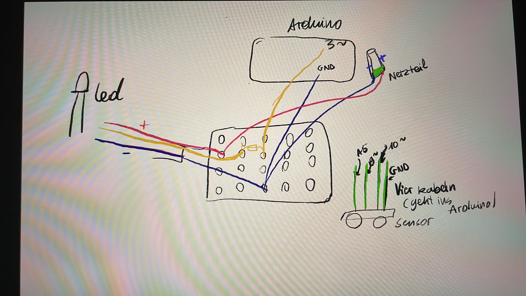 sketch how to connect the wires